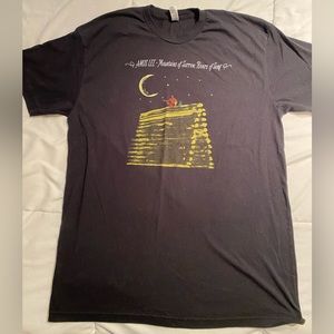 Amos Lee 2013 Tour Shirt Black Large American Apparel